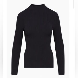 ARITZIA Babaton Sculpt Knit Tie-Back Longsleeve